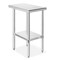 GRIDMANN Stainless Steel Work Table, NSF Commercial Kitchen Prep Table with Under Shelf for Restaurant and Home
